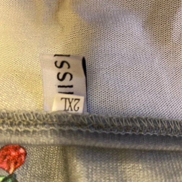 Misslook Boho Floral Print V Neck Cardigan Sweater Women Plus 2XL Stretch V Neck - Picture 4 of 8